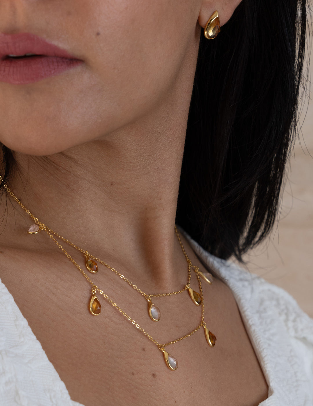 Abundance Drops Citrine Earrings
