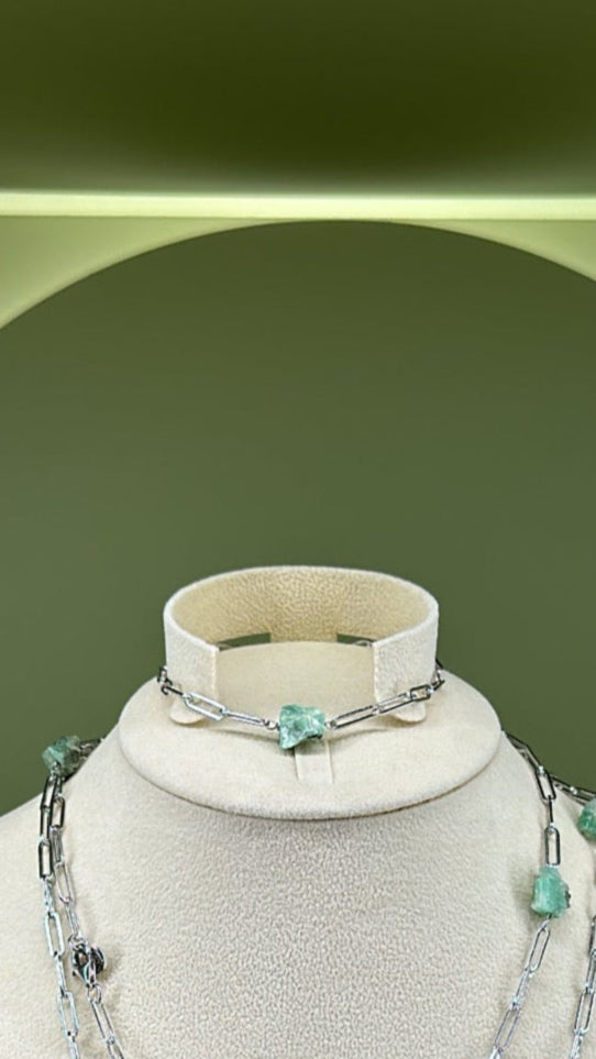 Emerald Long Necklace