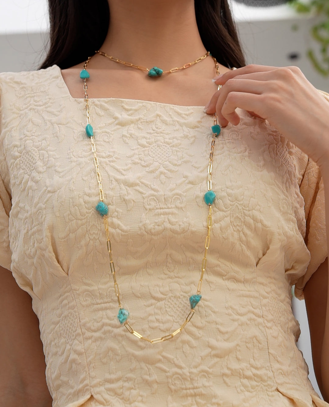 Turquoise Long Necklace