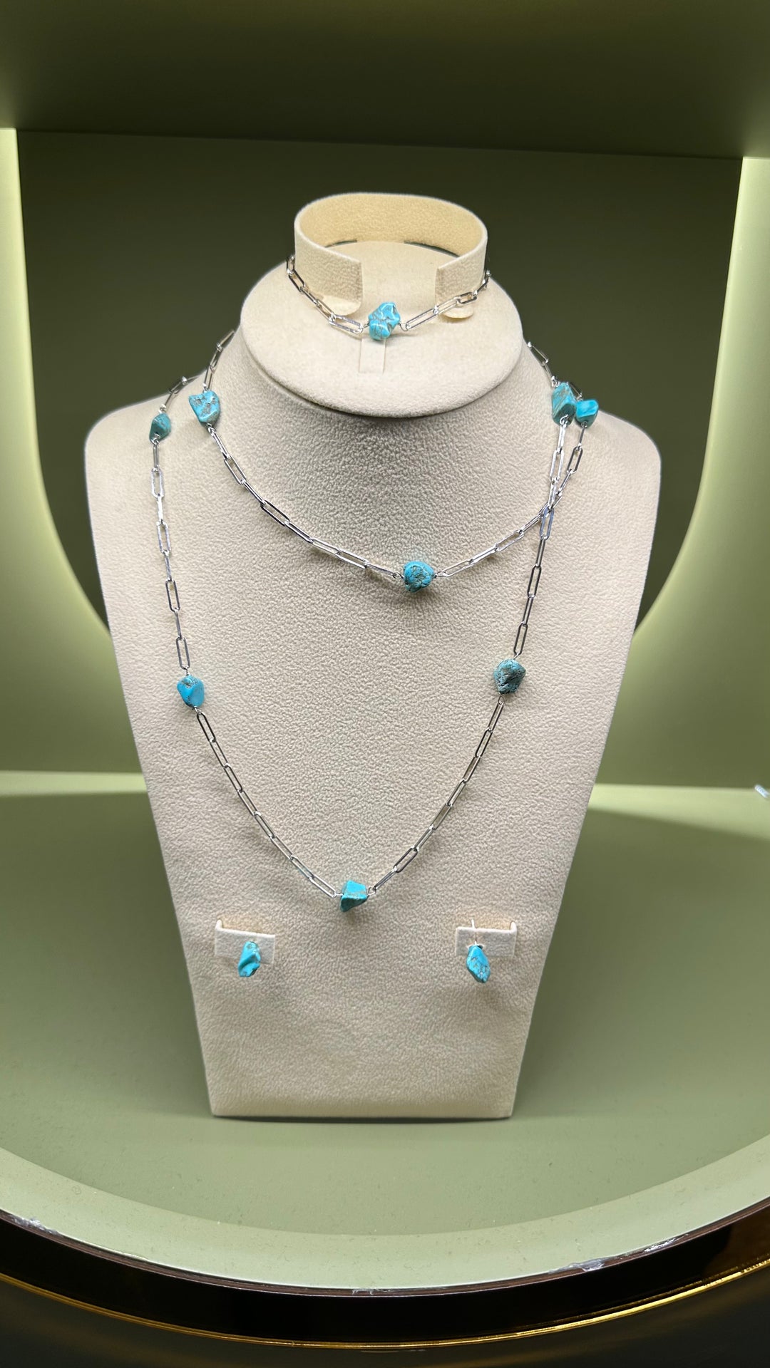Turquoise Long Necklace